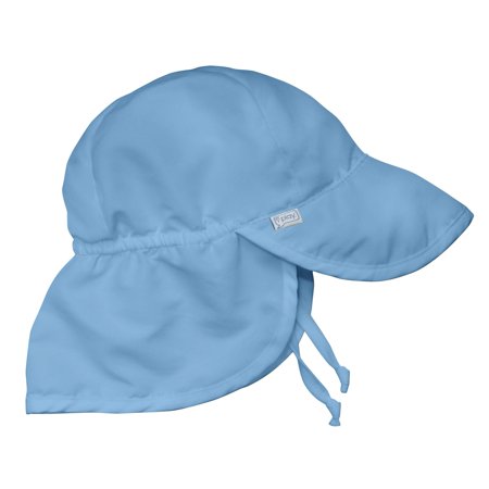 I Play by Green Sprouts Sun Flap Hat - Blue