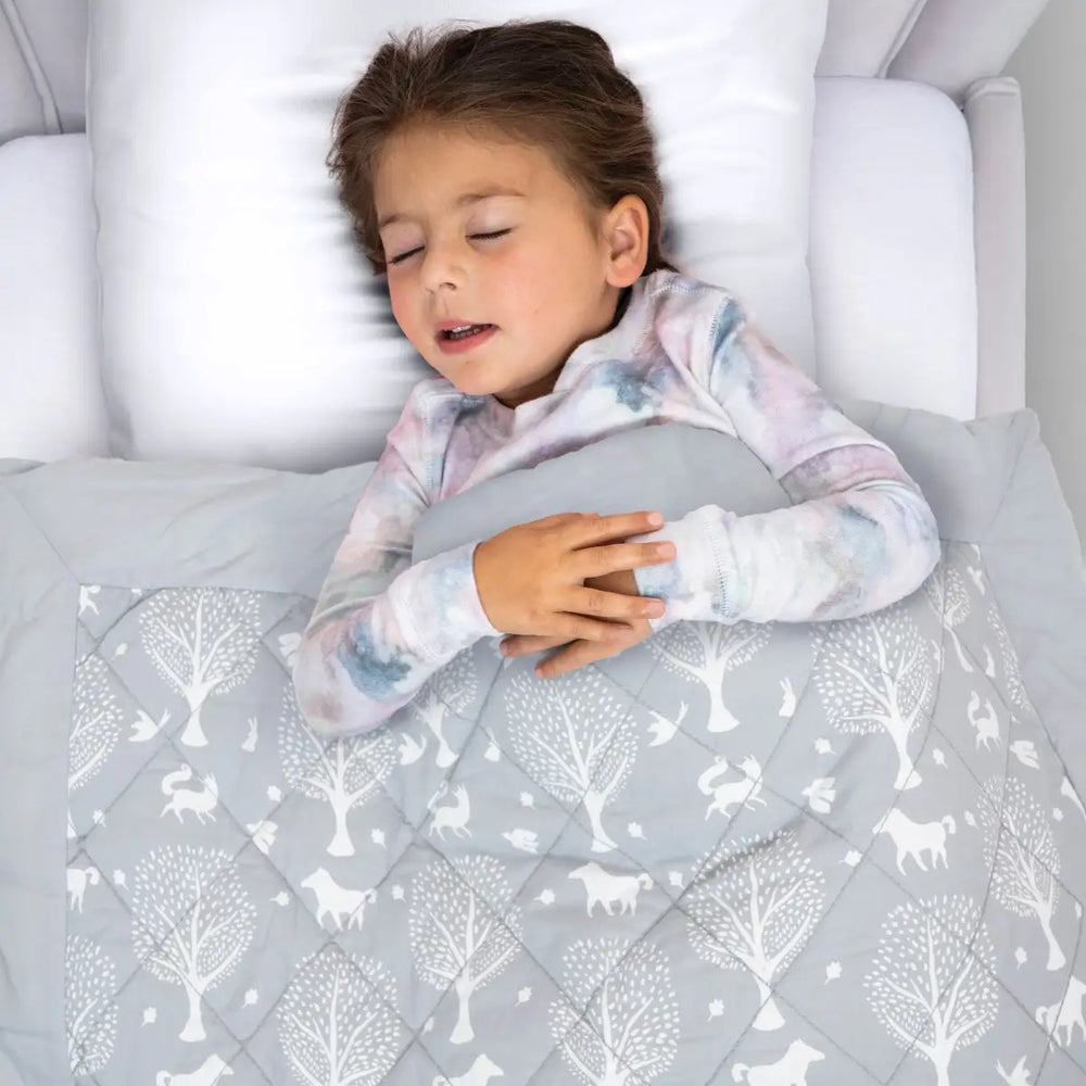 Aden+Anais Weighted Toddler Bed Blanket - Dream Forest
