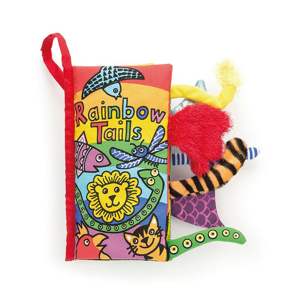 Jellycat Soft Cloth Baby Books - Rainbow Tails