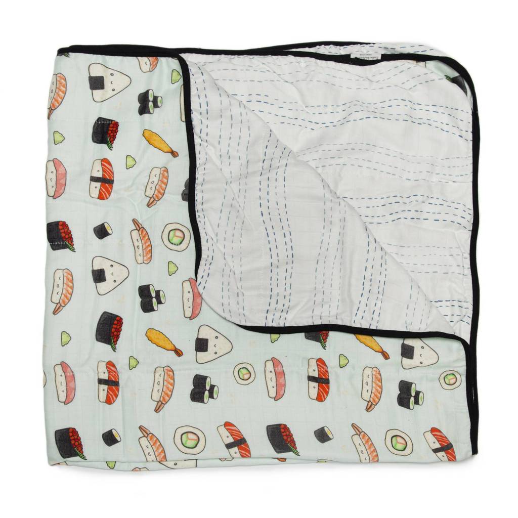 Loulou Lollipop Muslin Quilt - Sushi