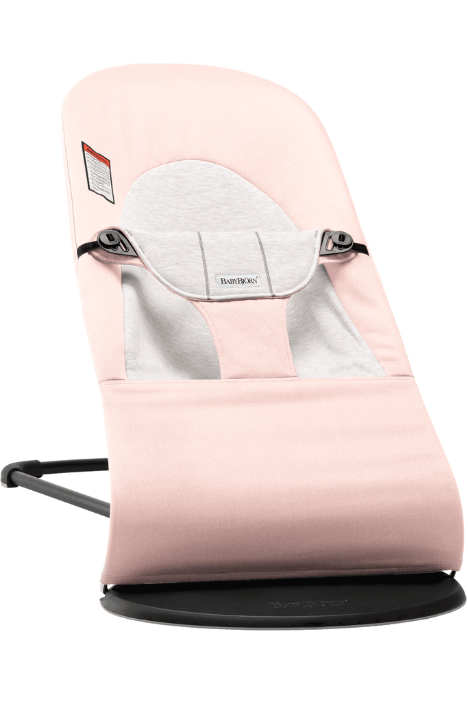 Babybjorn Bouncer Balance Soft Cotton - Light Pink/Gray