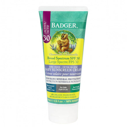 Badger SPF30 Baby Sunscreen Cream
