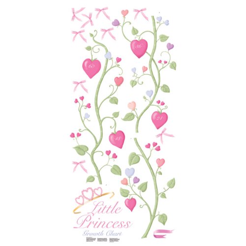 Roommates Fairy Princess Peel and Stick Growth Chart