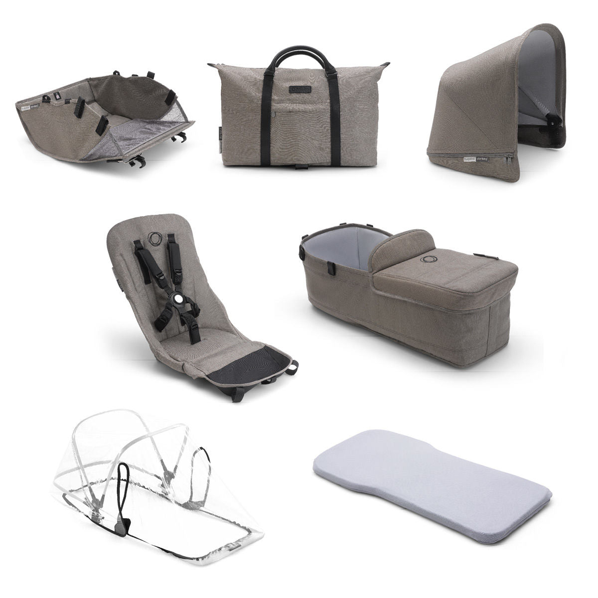 Bugaboo DonkeyII Mineral Style Set Complete Taupe –