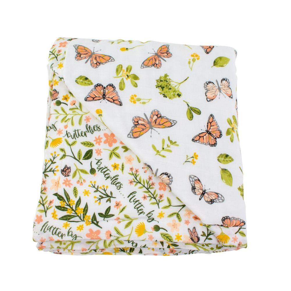 Bebe Au Lait Butterfly/Flutterby Luxury Snuggle Blanket (SBBBNBF)