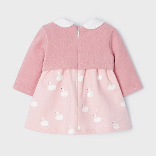 Mayoral Ecofriends Cardigan Dress - Baby Pink 2806