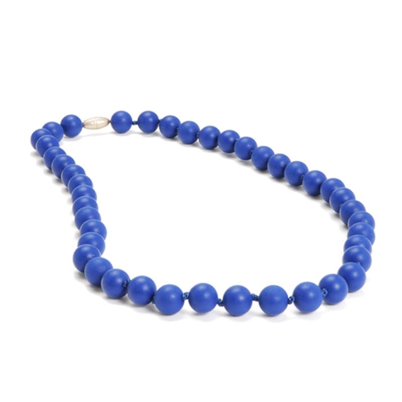 Chewbeads Jane Teething Necklace - Cobalt Blue - CanaBee Baby