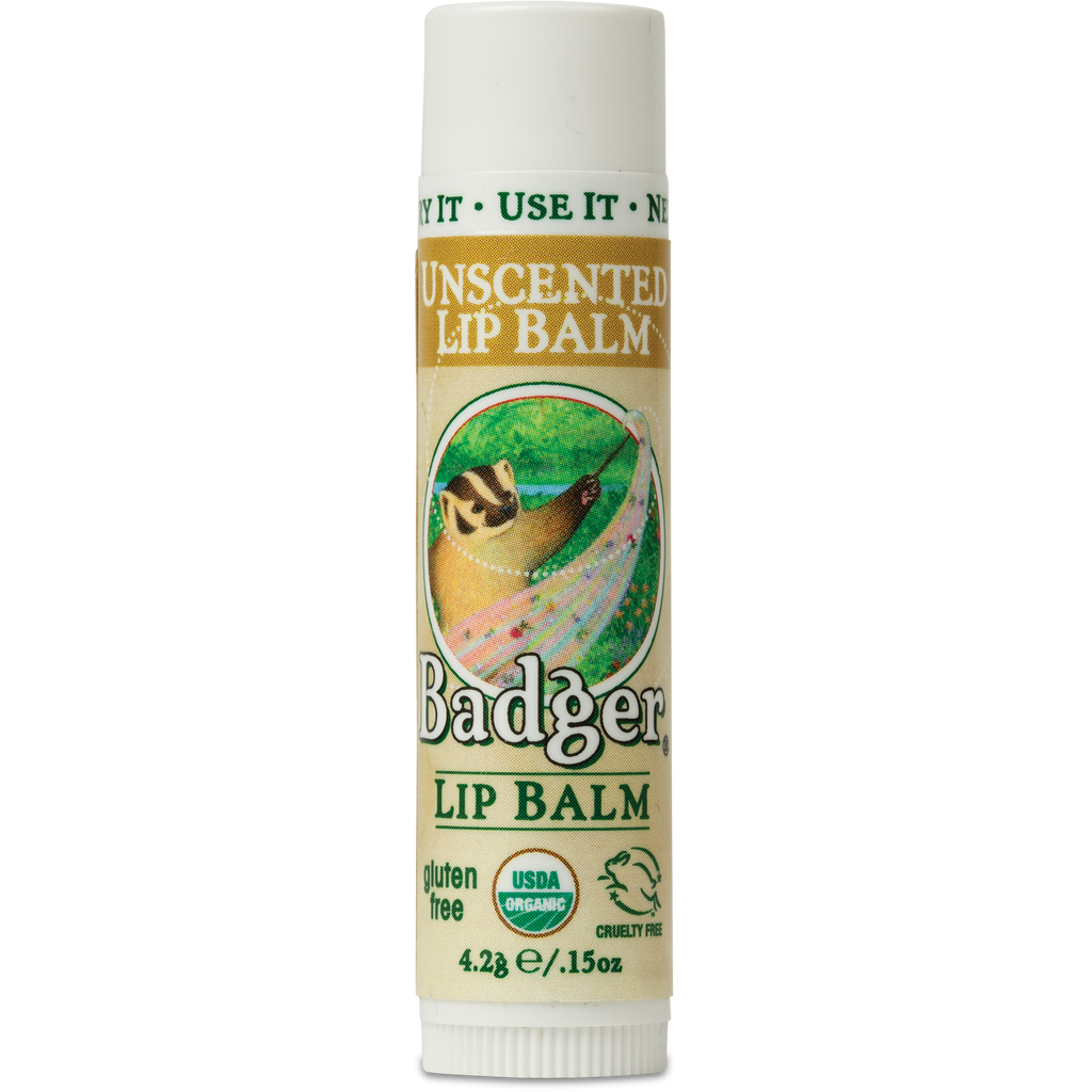 Badger Unscented Lip Balm 4.2g (208245)