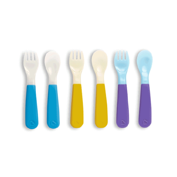 Munchkin Color Changing Toddler Forks & Spoons