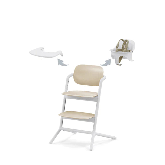 Cybex Lemo 3-in-1 High Chair - Sand White