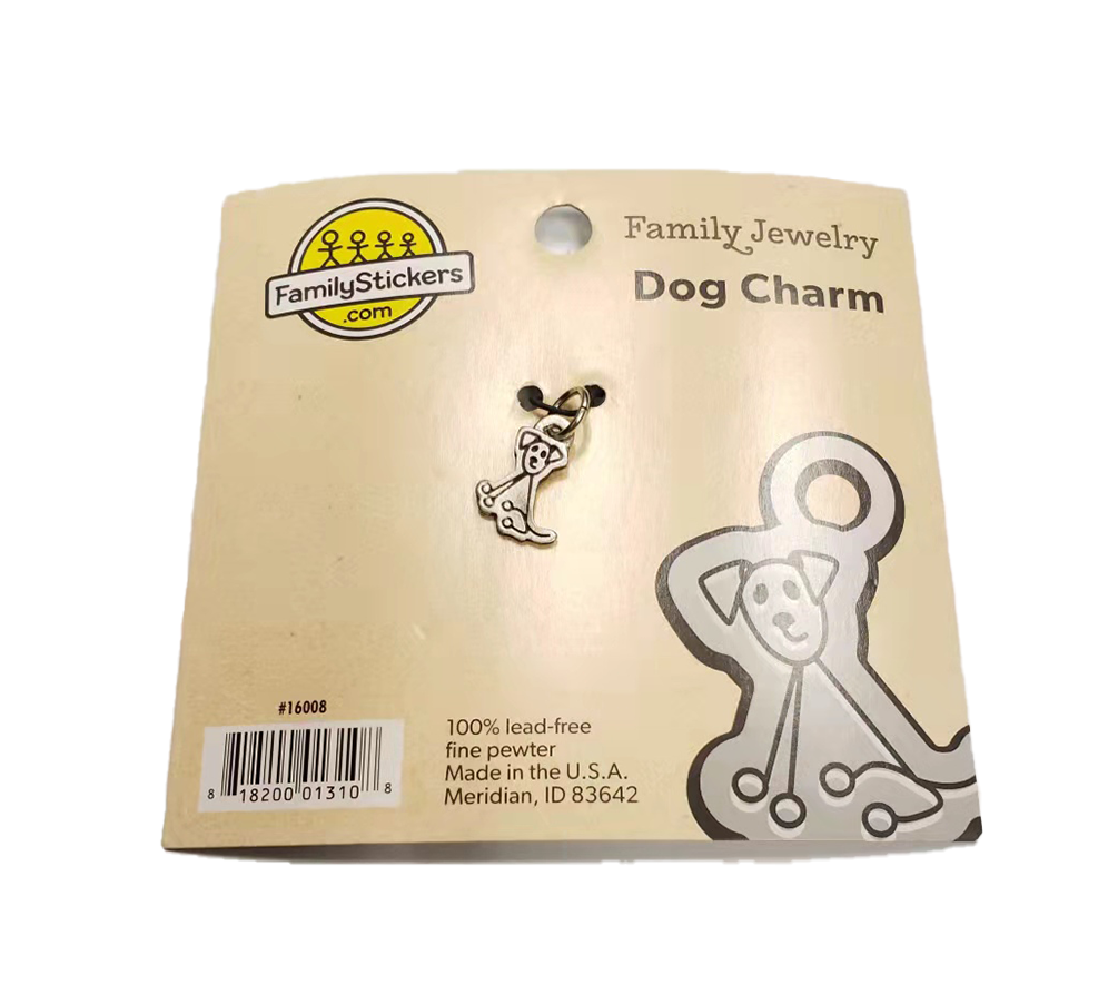 Family Stickers Family Jewelry Dog Charm