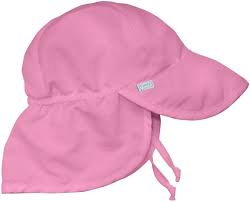 I Play by Green Sprouts Sun Flap Hat - Pink