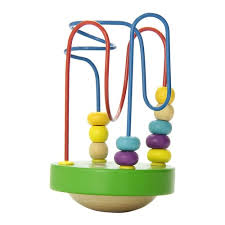 Manhattan Toys Wobble-A-Round Beads Green 211960