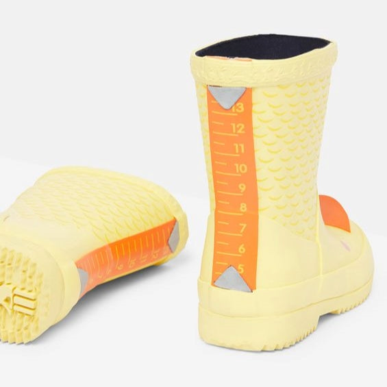 Joules Printed Baby Wellies - Yellow Duck