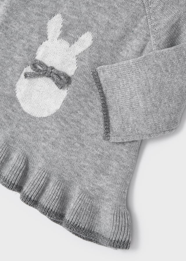 Mayoral ECOFRIENDS Knitted Leg Warmer With Hat Set - Fog 2505
