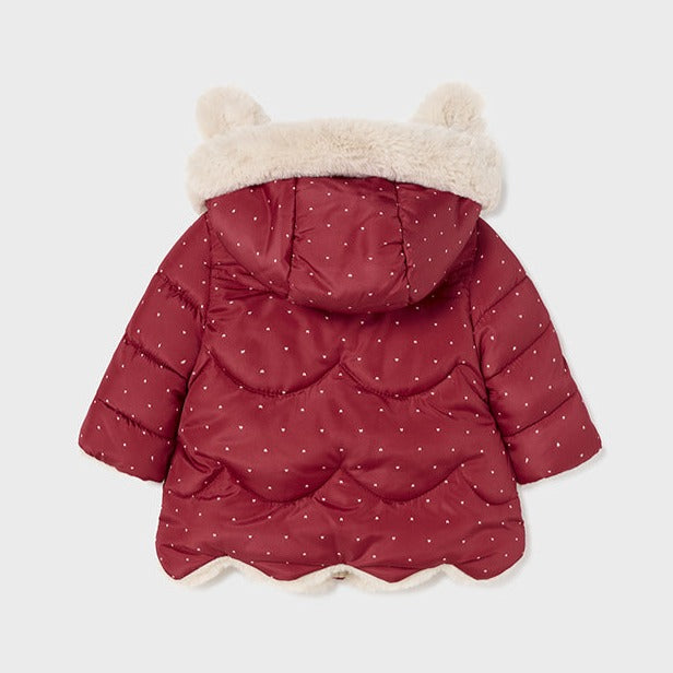 Mayoral ECOFRIENDS Reversible Faux Fur Coat - Mistletoe 2498