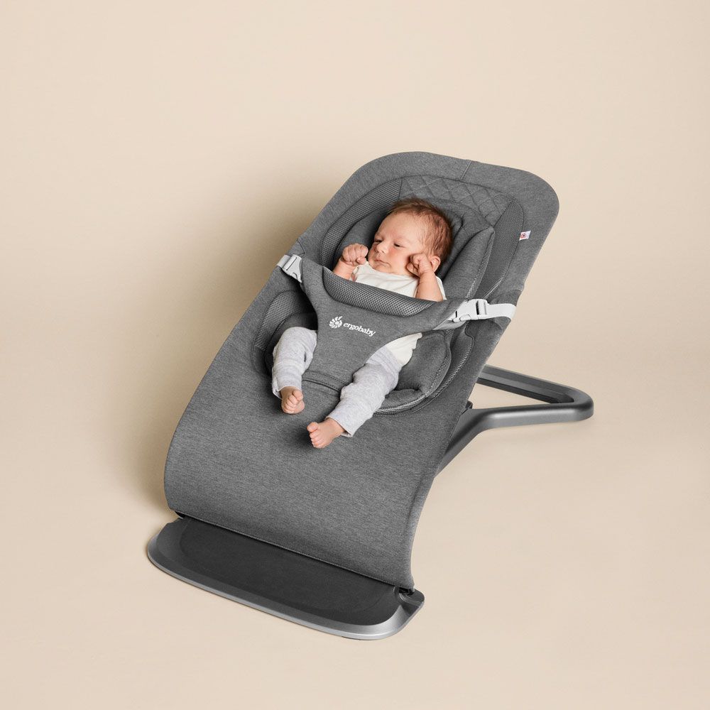 Ergobaby 3-in-1 Evolve Bouncer - Charcoal Grey
