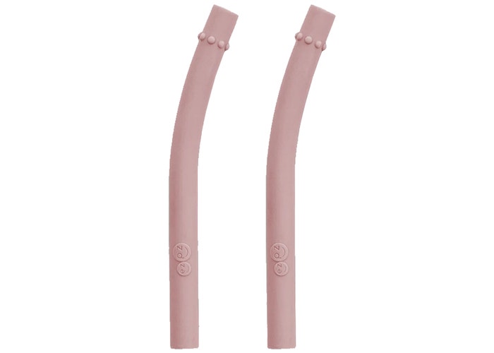 Ezpz Mini Cup + Straw Training System Straw Replacement 2-Pack - Blush