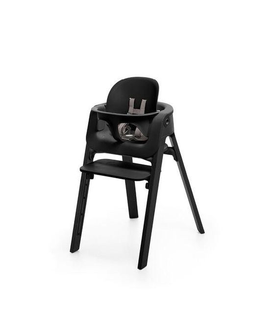 Stokke STEPS High Chair Black Legs with Black Seat 577300