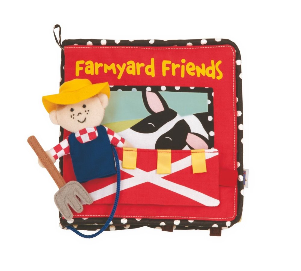 Manhattan Toy Farmyard Friends Soft Activity Book 210770