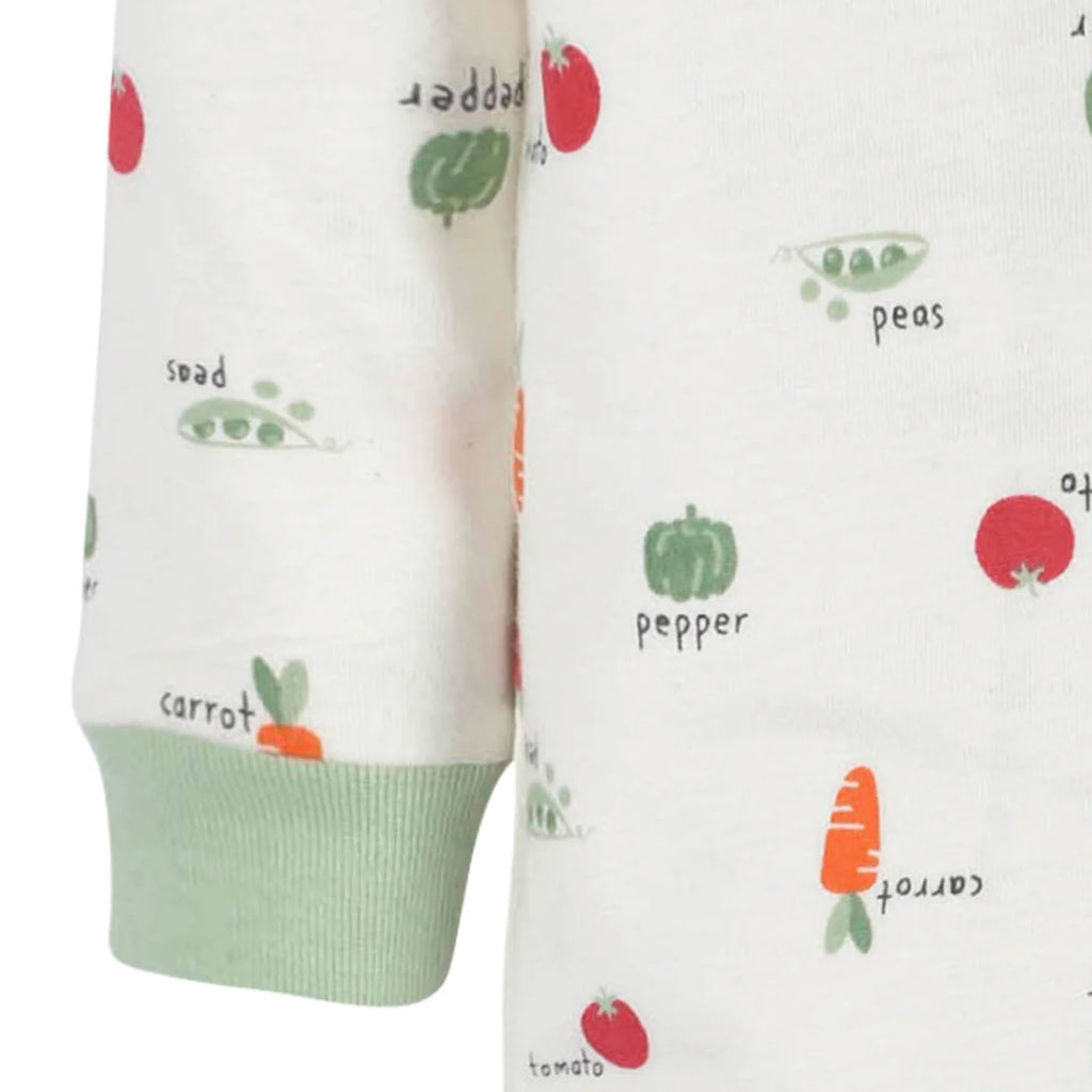 Gerber Sleep N Play Footie - Neutral Veggies