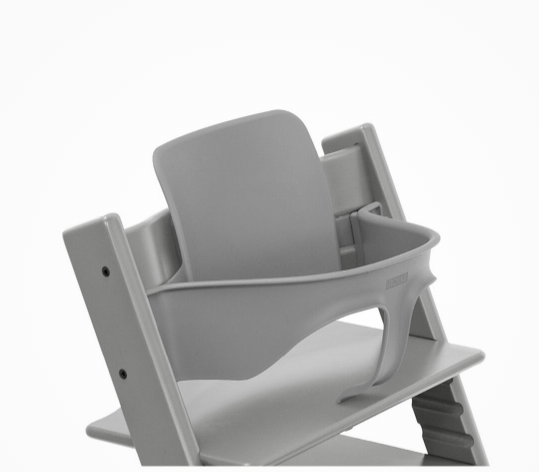 Stokke Tripp Trapp Highchair with Babyset & Harness - Storm Grey