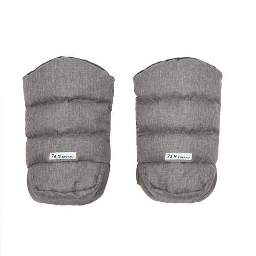 7 AM Warm Muffs 212 - Heather Grey - CanaBee Baby