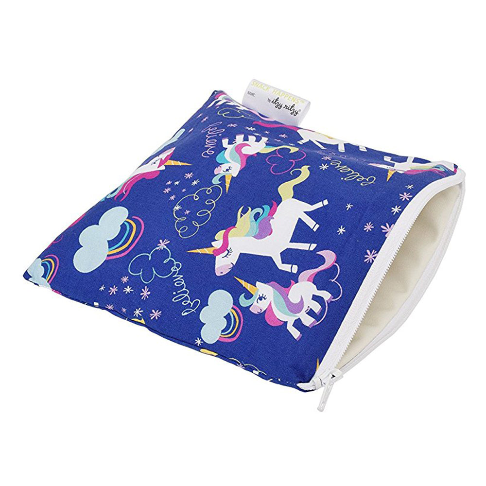 Itzy Ritzy Snack Happens™ Reusable Snack and Everything Bag - Unicorn Dreams