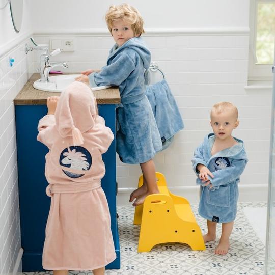 La Millou Bathrobe Bamboo M -Universe of Unicorn Blue