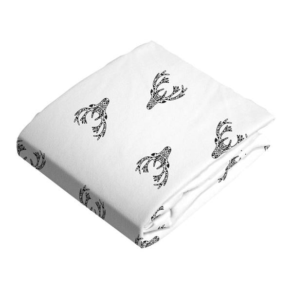 Kushies Flannel Fitted Crib Sheet