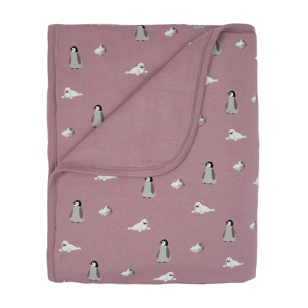 Kyte Baby Printed Toddler Blanket 1.0T - Mulberry Antarctic