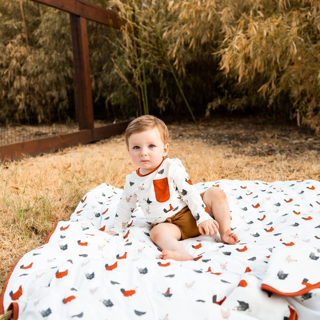 Kyte Baby Printed Toddler Blanket 1.0T - Chick
