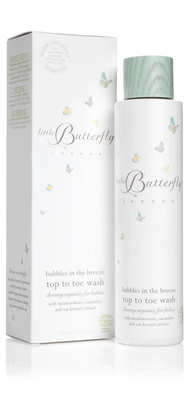 Little Butterfly Top to Toe Wash 'Bubbles in the Breeze' 200ML (DATED 06/2023)