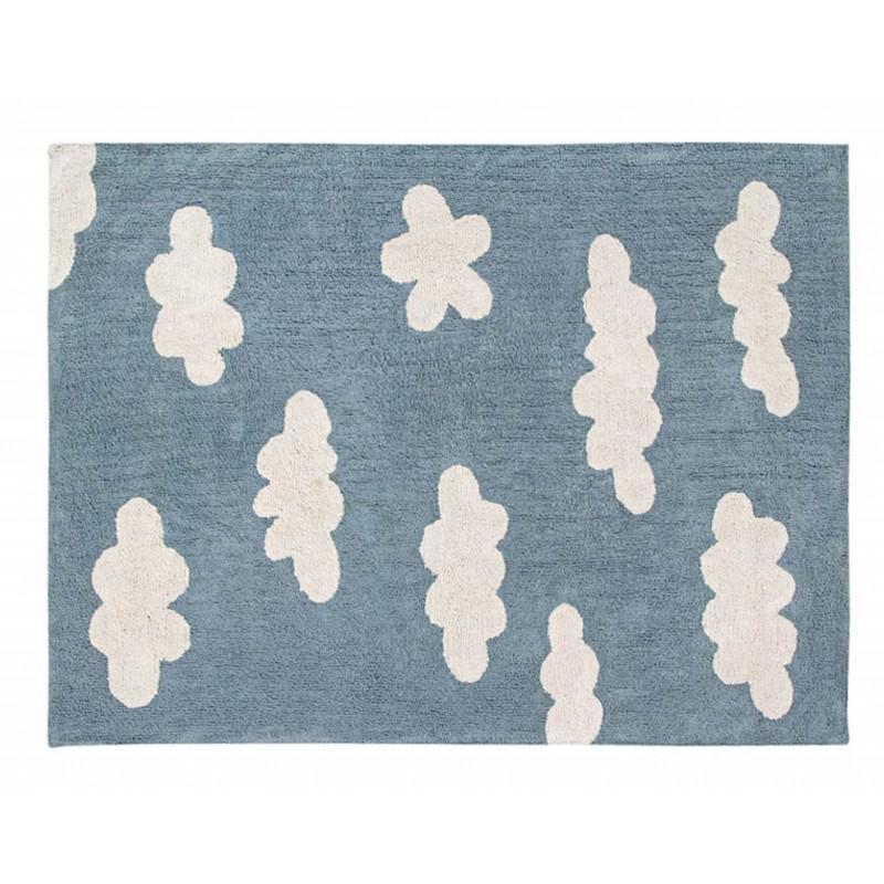 Lorena Canals Rug Clouds Vintage Blue - CanaBee Baby