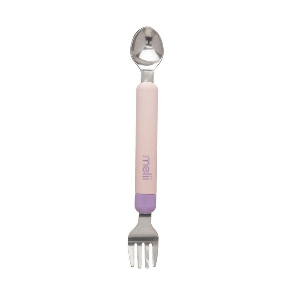 Melii Spork On the Go - Pink/Purple 11100