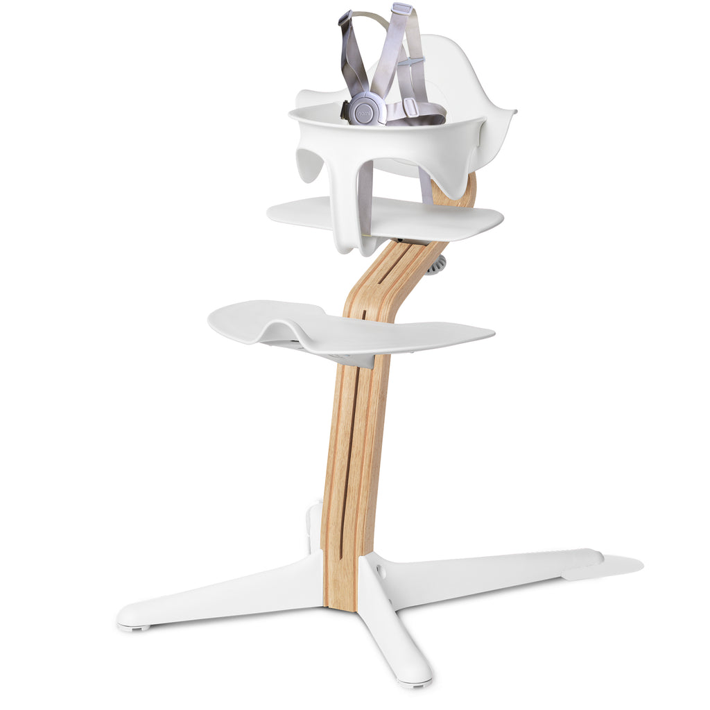 Nomi High Chair Bundle - White Natural