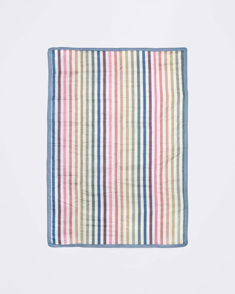 Little Unicorn Outdoor Blanket - Chroma Rugby Stripe 5x7