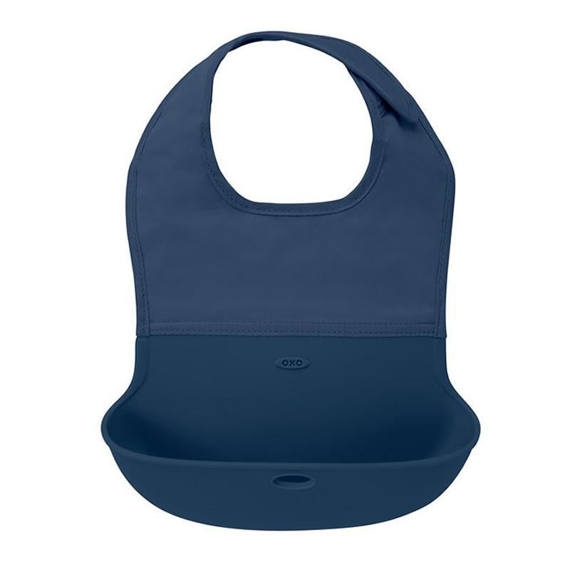 Oxo Roll-Up Bib - Navy - CanaBee Baby