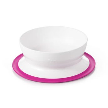 Oxo Stick & Stay Suction Bowl Pink