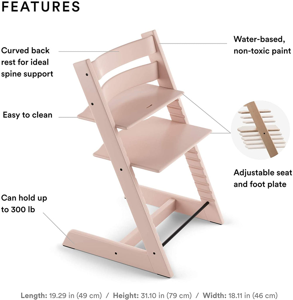 Stokke Tripp Trapp Chair - Serene Pink