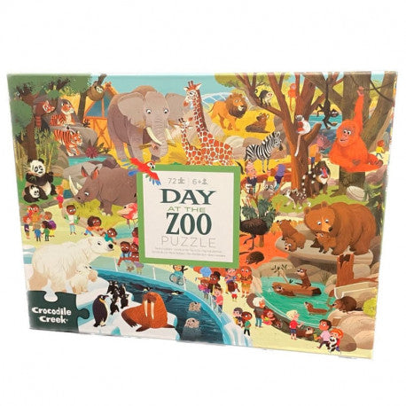 Crocodile Creek 72-Pc Puzzle - Day At The Zoo