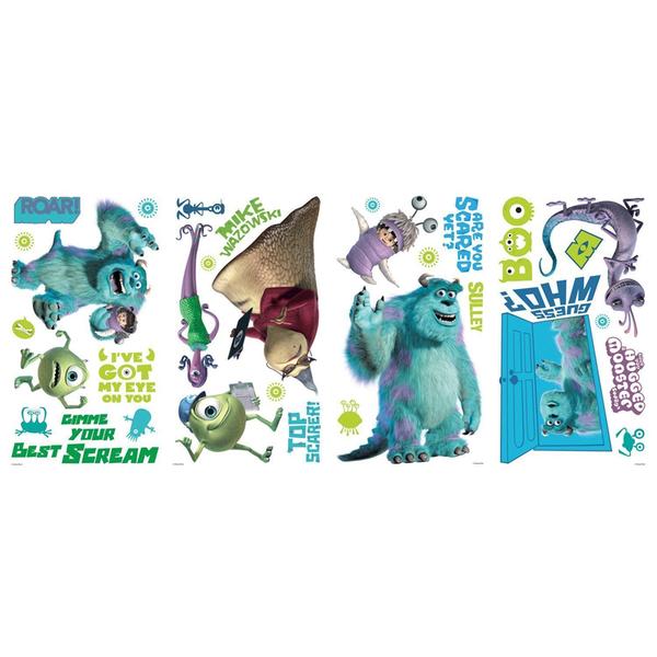 Roommates Monsters Inc Wall Appliques