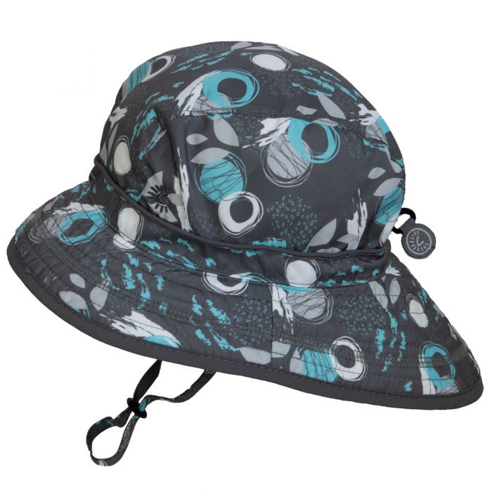 Calikids Summer UV Beach Hat S1716 - Grey Print