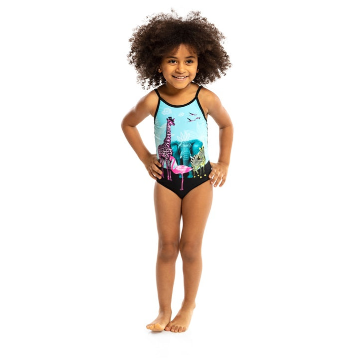 Nano One Piece Swimsuit Animals Print