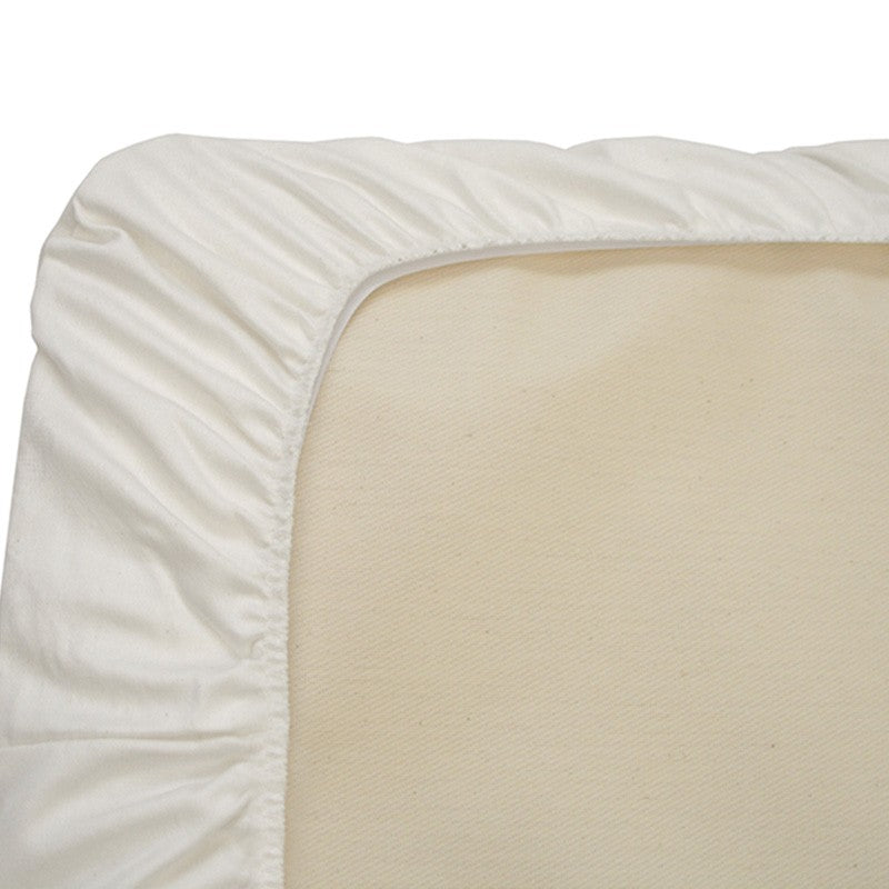 Naturepedic SC50W Fitted Crib Sheet Organic Cotton White