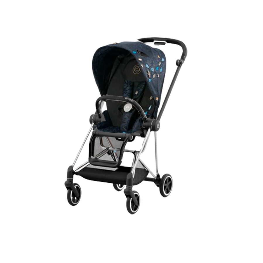 Cybex Mios3 - Chrome Black Frame with Jewels of Nature Seat