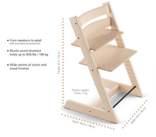 Stokke 2024 oak natural