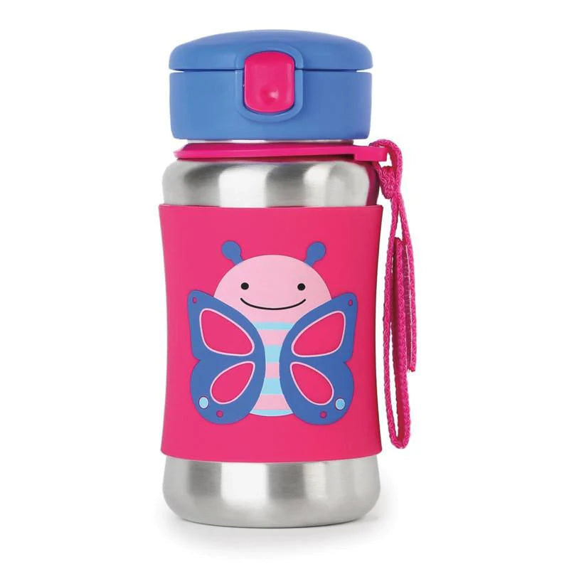 [style_879674021259184] Sh Zoo Stainless Straw Bottle 12oz - Butterfly 252517