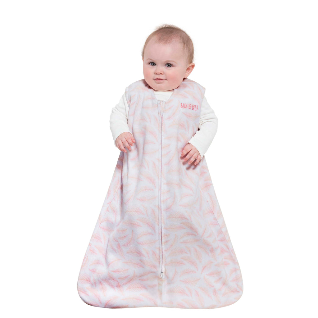 Halo Sleepsack Micro Fleece 1.0T - Pink Leaves