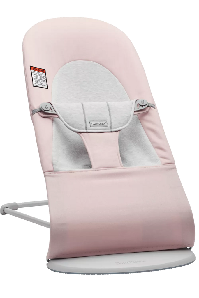 Babybjorn Bouncer Balance Soft Cotton - Light Pink/Gray